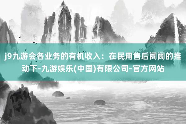 j9九游会各业务的有机收入：在民用售后阛阓的推动下-九游娱乐(中国)有限公司-官方网站