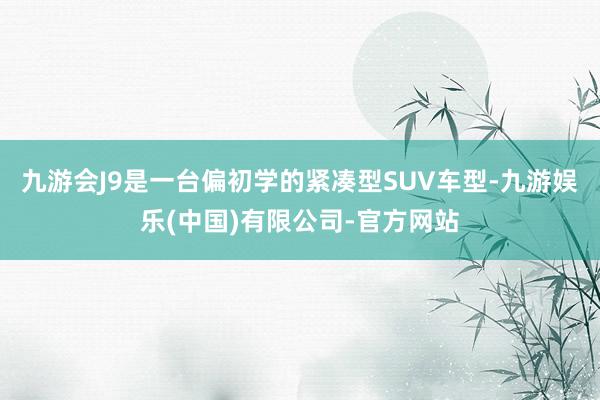 九游会J9是一台偏初学的紧凑型SUV车型-九游娱乐(中国)有限公司-官方网站
