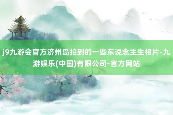 j9九游会官方济州岛拍到的一些东说念主生相片-九游娱乐(中国)有限公司-官方网站