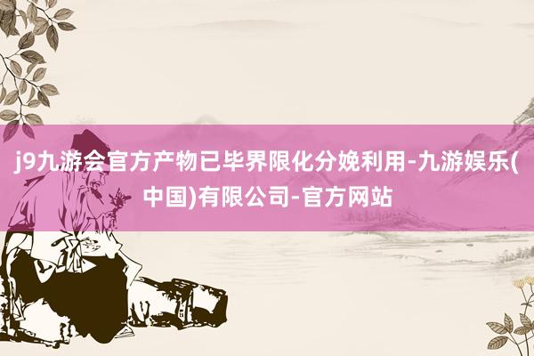 j9九游会官方产物已毕界限化分娩利用-九游娱乐(中国)有限公司-官方网站