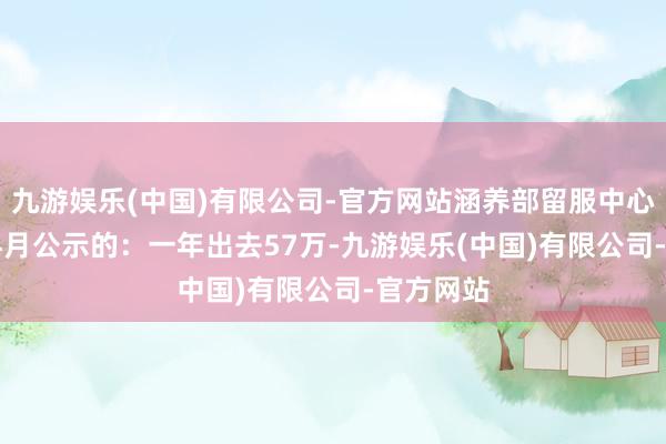九游娱乐(中国)有限公司-官方网站涵养部留服中心2026年4月公示的:一年出去57万-九游娱乐(中国)有限公司-官方网站